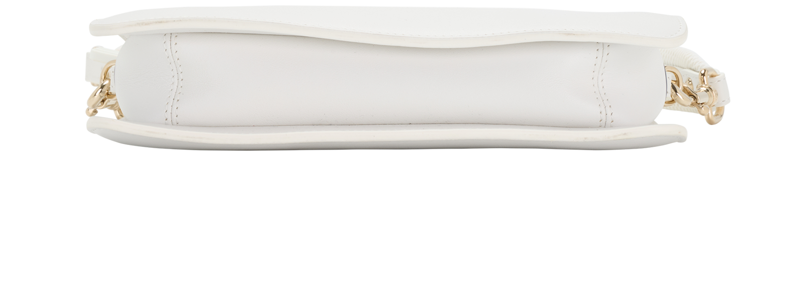 Vibe Pouch, &pound;950, Handbags, Blue/White, Leather, Top view